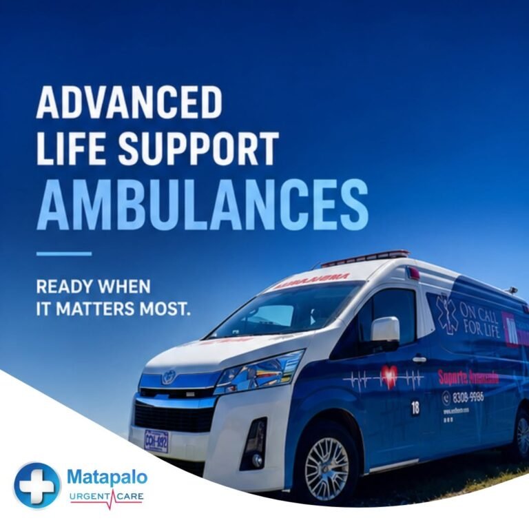 Advanced life support ambulances